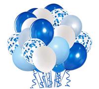 Abaodam 50Pcs Confetti Balloons Premium Party Decorations for Weddings Birthdays Graduations and Festivals Easy to Use and Charming Decor