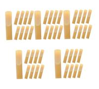 Abaodam 50pcs Eb Alto Saxophone Reeds Strength Thinner Reed Tip Compact Saxophone Replacing Supplies