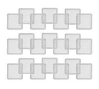 Abaodam 50pcs Fiberglass Window Screen Repair Patch Tape Strong Adhesive and Thick Base, Black Mesh Sheets for Tent Mesh and Window Screen Netting, for Outdoor Camping and Gear Maintenance