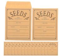 Abaodam 50pcs Kraft Paper Envelopes for Seeds Storage with Peel and Seal Closure, Assorted Colour Paper Envelopes for Protecting and Organizing Seeds During Planting Seasons