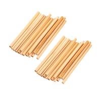 Abaodam 50Pcs Mason Bee Tubes Replacement Inserts Natural Reed Bee Tubes for Outdoor Insect Hotels for Pollination and Breeding Easy to Install