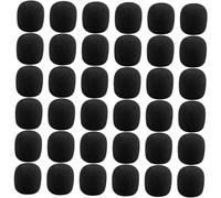 Abaodam 50pcs Mic Covers Soft Elasticity Microphone Shield for Ktv Stage Dance Ball