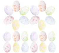 Abaodam 50pcs Mini Foam Easter Eggs Decorative Party Filler for Containers