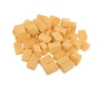 Abaodam 50pcs Mini Hay Bales Small Straw Bales for Dollhouse Autumn Craft Display Educational Farm Scene with Diverse Miniatures for Creative Hands Play and Animal Habitat Building