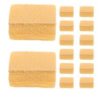 Abaodam 50Pcs Mini Hay Toy Set for Farm Playset Dollhouse Decoration Small Artificial Straw Bundles in Light Yellow for Autumn Harvest Scene Accessories