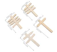 Abaodam 50pcs Miniature Wooden Road Signs for Dollhouse DIY Decorative Plaques Traffic for Early Learning Versatile Indoor Model Traffic Signal Accessories