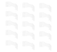 Abaodam 50pcs Plastic Bandage Wrap Clips White Small Fixing Clips for Bandage Holding and Fixing in Place for Crepe and Elastic Use