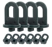 Abaodam 50PCS Plastic Greenhouse Hooks Clip Hangers for Plants and Vegetables, Fixed Basket Clips for Greenhouse Flower Pots and Hanging Plant Support