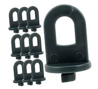 Abaodam 50pcs Plastic Greenhouse Hooks Plant Holding Clips Multipurpose Hanging Basket Fasteners for Flower Pots and Vegetable Support in Gardening