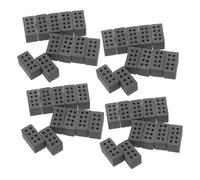 Abaodam 50Pcs Realistic Tiny Blocks for DIY Dollhouse and Fairy Garden for Mini Landscaping and Creative Building Projects Model Construction Supplies