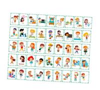 Abaodam 50pcs Reward Cards for Classroom Behavior Cognitive Education Punch Cards for Childrens Social Skills Development for Middle School Classroom Reward System