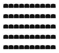 Abaodam 50pcs Rj45 Interface Dust Plugs Ethernet Port Silicone Covers Network Interface Stoppers with Static Reduction Feature Suitable for Home and Office Use