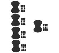 Abaodam 50pcs Self-adhesive Silicone Guitar Pick Grips Non-slip Sticker for Thumb Stall Acoustic Guitar Picks Plectrums