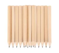 Abaodam 50pcs Short Hb Golf Scoring Pencils with Black Core Compact Wooden Half Pencils for Writing and Drawing for Office and Outdoor Use