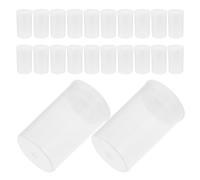Abaodam 50Pcs Small Plastic Film Canisters with Lids Empty Fishing Bait Organizer Boxes for Lures, Reel Containers, and Fishing Gear Storage