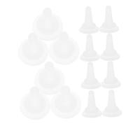 Abaodam 50pcs Small Transparent Silicone Pet Nursing Bottle Nipples Soft Flexible Feeding Pacifiers for Puppies Kittens and Small Animals Easy to Clean Portable Precise Milk Flow Control