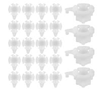 Abaodam 50pcs Wiper Cars Windshield Wiper Bushing Vehicle Supply Replacement Shade Logic White