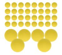 Abaodam 50Pcs Yellow Mini Foam Ball Bullets 2Cm EVA Soft Replacement Balls for Blaster Refills Safe Shooter Foam for Outdoor Shooting Games and DIY Crafts