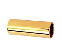 Abaodam 51Mm Golden Metal Finger Slide Bar for Electric Guitar and Ukulele with Sustain and Excellent Intonation, Sturdy Musical Instrument Accessory for Blues and Jazz Players