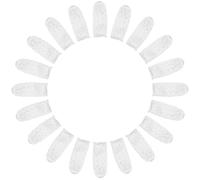 Abaodam 550pcs Disposable Finger Cots White Small Gloves for Nail Art and Beauty Use as Finger Protectors and Fingertip Covers