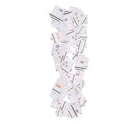 Abaodam 57pcs Guitar Chord Flash Cards Portable Chart Beginner Chord Diagram Music Learning Guide Practice Reference