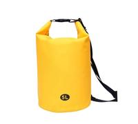 Abaodam 5L Waterproof PVC Inflatable Bag for Outdoor Sports Mesh Fabric Rafting Buoy Foldable Storage for Boating Kayaking Fishing Swimming Camping