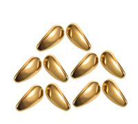 Abaodam 5pairs Ceramic Nose Pads for Glasses Soft Push Eyeglass Nose Bridge Pads Replaceable Support for Sunglasses and Eyewear