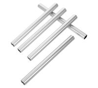 Abaodam 5pcs Aluminum Tent Pole Repair Kit - Portable Tent Support Rod Connectors for Camping Shelter Emergency Tube Joint Sleeves Weatherproof Rod Repair Parts