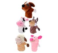 Abaodam 5Pcs Animal Hand Puppets for Adults Lightweight Interactive Storytelling Props for Creative Play for Parent Bonding and Imagination Activities