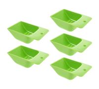 Abaodam 5pcs Aquarium Gravel Cleaning Tool with Gentle Edge Protection Lightweight Plastic Sand Shovels for Fish Tank Substrate Maintenance Compatible with Freshwater and Saltwater Tanks