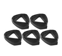Abaodam 5pcs Arrow Heat Shrink Tubing Fletching Wraps for Arrows, Black | Neoprene, Easy Install and Lightweight Design, Protects Vanes, Routine Maintenance for Hunting Gear