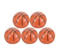 Abaodam 5pcs Basketball Shaped Car Tire Valve Stem Caps, Creative Small Air Nozzle Covers for Car and Bicycle Wheels, Novelty Tyre Dust Valve Caps Replacement Accessories