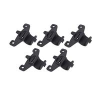 Abaodam 5Pcs Bike Pump Retaining Bracket Silicone Wrap Band Fixing Clip Durable Inflator Frame Accessories for Easy Installation Bicycle Frames Black