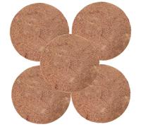 Abaodam 5pcs Bird Nesting Mats Coconut Fiber Breeding Pads Natural Pigeon Egg Pads 20cm Round Cushion for Racing Pigeons and Birds
