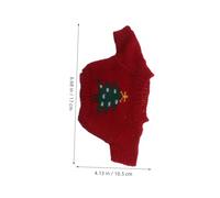 Abaodam 5pcs Christmas Bear Sweater for Stuffed Animals Knitted Holiday Doll Clothing with Festive Patterns Soft Fabric Winter Outfit for Teddy Bear Hoodies and Doll Accessories