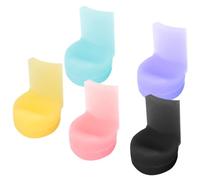 Abaodam 5pcs Clarinet Thumb Rests Silicone Finger Protectors for Clarinet Thumb Guard Finger Rest Pads Instrument Accessories