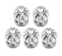 Abaodam 5pcs Crystal Cabinet Pull Handles for Drawer and Shoe Cabinet, Zinc Alloy and Acrylic Material, Easy to Install, for Family Use