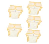 Abaodam 5pcs Diaper Cover Reusable Underwear Pant Mesh Pant for Newborn Breathable Underwear for Doll Washable Mesh Diaper