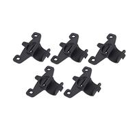 Abaodam 5Pcs Durable Bike Pump Mounting Clips Silicone Wrap Bands for Inflator Frame Lightweight Fixing Accessories for Bicycle Air Pump Black