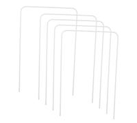 Abaodam 5pcs Durable Metal Croquet Wickets for Family Lawn Games Standard for Fun Suitable for All Skill Levels and Ages
