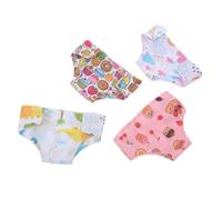 Abaodam 5pcs Elastic Doll Underwear Set for Dolls Lightweight Breathable Summer Diapers Clothing Reusable with Secure Fit for Role Playing