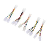 Abaodam 5pcs Electric Scooter and Electric Bike Motor Extension Cable with Male Motor Connector, High Efficiency Pvc Wiring Instrument for Easy Installation and Reliable Conversion
