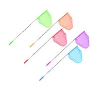 Abaodam 5pcs Extendable Insect Catching Nets Premium Quality Fishing Nets for Safe and Comfortable Slip Handle for Bug Exploration and Butterfly Catching Random Color Random Color