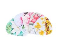 Abaodam 5pcs Floral Ukulele Picks Smooth Edges for Enhanced Finger for Beginners and Guitarists Music Accessory for Daily Practice