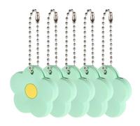 Abaodam 5pcs Flower Shaped Key Turner Aid Grip with PVC Protective Covers Easy Key Turning Aid for Seniors and Elderly Users Light Green Floral Design and Drawers