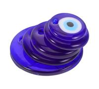 Abaodam 5pcs Glass Evil Eye Charms for Bracelet Making and Earring Making Unique Creative Style DIY Pendants Suitable for Friends Who Love Crafting