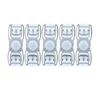 Abaodam 5pcs Goggle Strap Clips Quick-release Connector Lasting Support Wear-resistant Plastic Snap Structure for Youth Adults Daily Swimming