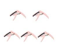 Abaodam 5pcs Guitar Capo for Acoustic and Electric Guitars Spring Tension for Easy Chord Changes Lightweight and Portable Capo for Ukulele Banjo and Mandolin Use