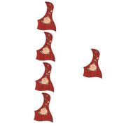 Abaodam 5pcs Guitar Pickguard Scratch Plate Folk Guitar Parts Wood Material Decorative Patterns Acoustic