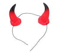 Abaodam 5pcs Halloween Devil Horns Headband Removable Hair Hoop Fit Scary Demon Cosplay Accessory for Costume Party Gothic Fantasy Headpiece
